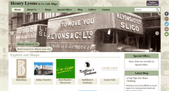 Desktop Screenshot of henrylyons.ie